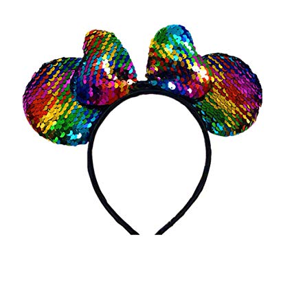 Mouse Ears Butterfly Glitter Hairband