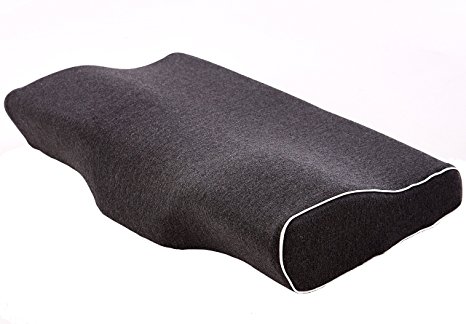 Contour Memory Foam UP Pillow for Neck & Cervical Bed Zero Pressure Pillows , Idea Pillow to Support Spine, Relief Headache Neck & Shoulder Pain, Improve Sleeping Quality (1)