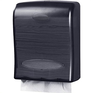 Oasis Creations Touchless Wall Mount Paper Towel Dispenser, Hold 500 Multifold Paper Towels