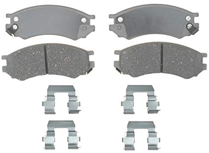 ACDelco 14D507CH Advantage Ceramic Front Disc Brake Pad Set with Hardware