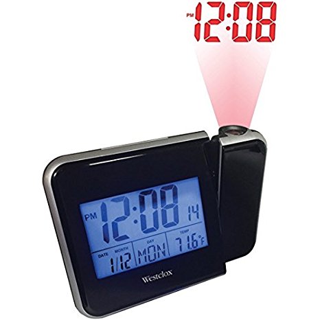 WESTCLOX 72027 Digital LCD Projection Alarm Clock