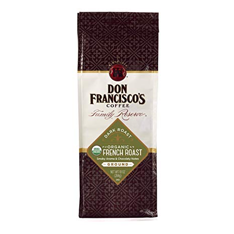 Don Francisco's Organic Coffee, French Ground Dark Roast, 10-Ounce