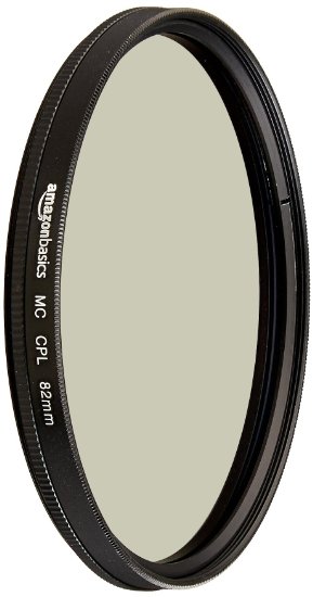 AmazonBasics Circular Polarizer Lens - 82 mm