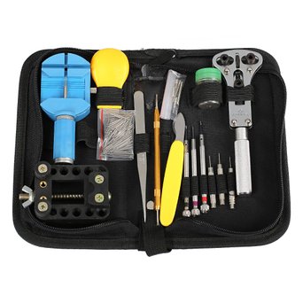 Floureon Deluxe 144 Piece Watch Repair Tool Kit with Case