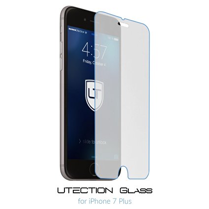 UTECTION iPhone 7 Plus screen protector tempered glass "Glass" - 3D Touch Compatible - Ultra-clear & thin premium glass protector guard for iPhone 7 Plus Film - 9H Hardness |Transparent