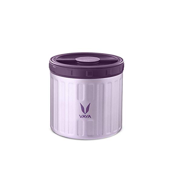Vaya Preserve 10 oz, Purple, Vacuum Insulated Stainless Steel Meal Container with Plastic Lid, BPA Free and Eco-Friendly (Color:Purple)