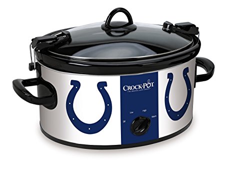 Crock-Pot Indianapolis Colts NFL 6-Quart Cook & Carry Slow Cooker