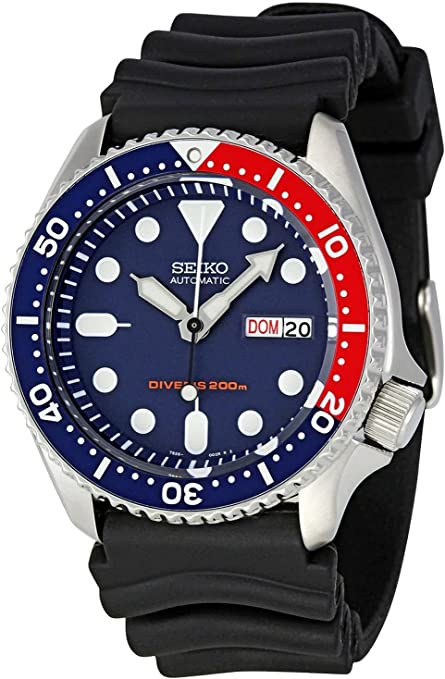 Seiko Men's SKX009K1 Blue Dial Divers Watch
