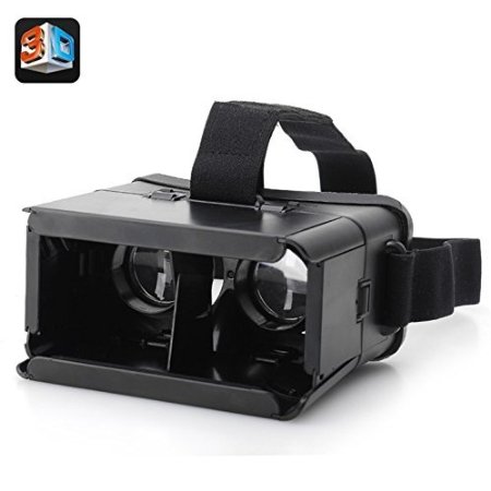 SmartOmni ColorCross 3D VR Virtual Reality Glasses Video Glasses for 3D Games and Movies With Head-Strap for 4-6 iPhonesAndroid Smartphones