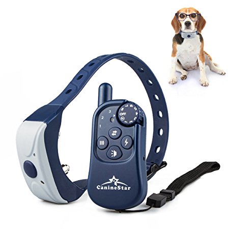 Remote Dog Electronic Collar,All-Weather Resistant, All Size Dogs Rechargeable Waterproof Design for Indoor and Outdoor