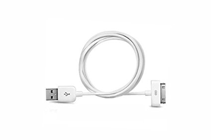 xlSync Extra Long 6 ft Charge and Sync Cable for iPod, iPhone, iPad (White); Extended Reach iPhone 4/4S 30-Pin Cable; Perfect for Home, Office, or Travel. Great for Wall and Car Chargers! By CableJive