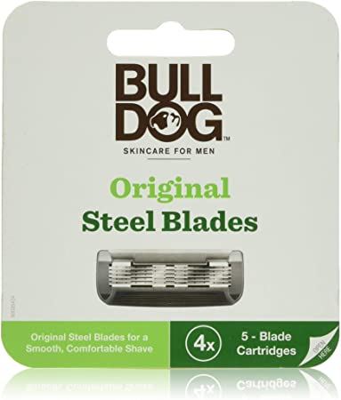 Bulldog Mens Skincare and Grooming Original Razors for Men With 2 Razor Blade Refills