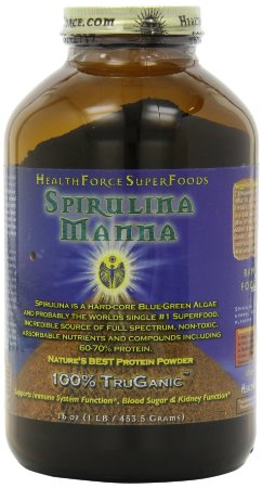 Healthforce Spirulina Manna, Powder, 16-Ounce