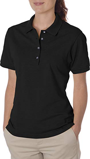 Jerzees Ladies' 5.6 oz., 50/50 Jersey Polo with SpotShield 437W