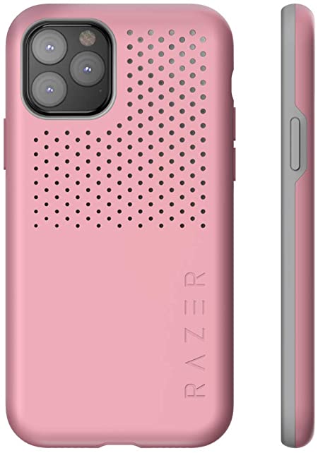 Razer Arctech Pro for iPhone 11 Pro Max Case: Thermaphene & Venting Performance Cooling - Wireless Charging Compatible - Drop-Test Certified up to 10 ft - Quartz Pink - RC21-0145PQ08-R3M1