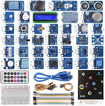 SunFounder Complete Sensor Kit for Arduino R3 Mega2560 Mega328 Nano, 36 Tutorials Included