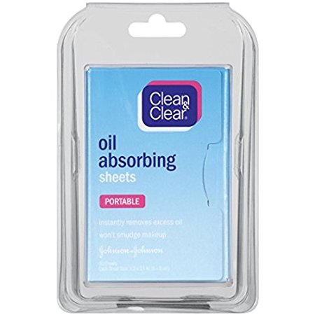Clean and Clear Oil Absorbing Sheets, 50 Sheets per Pack (3 Pack)