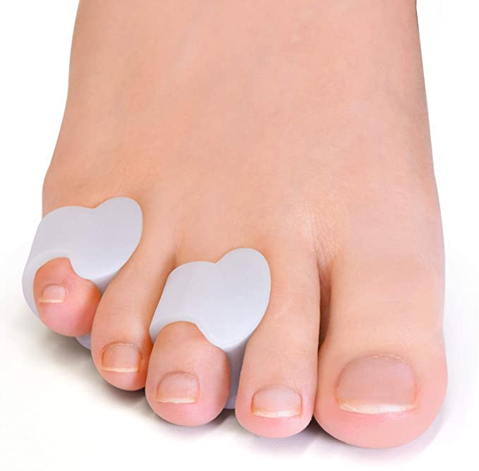 Welnove Gel Toe Separator, Pinky Toe Spacers, Little Toe Cushions for Preventing Rubbing & Relieve Pressure (Pack of 12)