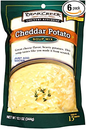 Bear Creek Country Kitchens Soup Mix, Cheddar Potato, 12.1 Ounce (Pack of 6)