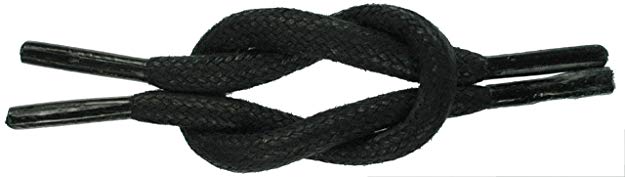 TZ Laces® Branded Round Cord Wax 3 to 4mm Shoelaces for shoes & boots
