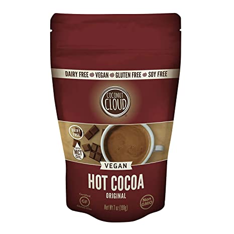 Coconut Cloud: Dairy-Free Instant Hot Cocoa Mix | Vegan, Natural, Delicious, Creamy Chocolate | Made in Colorado from Premium Milk Powder (Soy Free, Non-GMO, Gluten Free), 7 oz