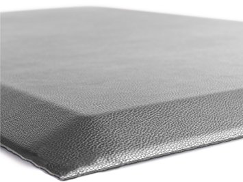 The Original 3/4" GORILLA GRIP Anti-Fatigue Comfort Mat, Ergonomically Engineered, Highest Quality Material, Non-Toxic, Waterproof, 70x24 inches (Gray)