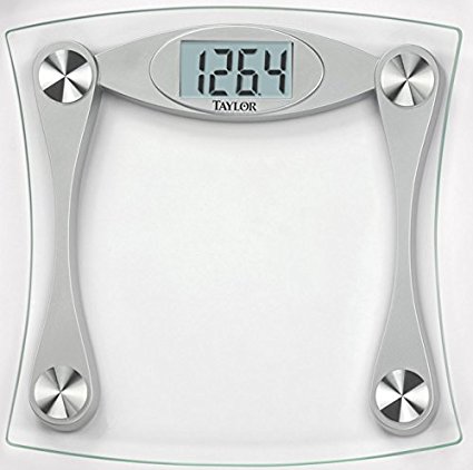 Taylor Glass Digital Bath Scale With LCD Display