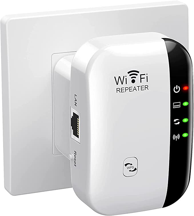 WiFi Extender Signal Booster, The Newest Generation Wireless Internet Repeater, Up to 2640sq.ft /Long Range Amplifier with Ethernet Port, Access Point, Easy to Setup, Supports Repeater/AP