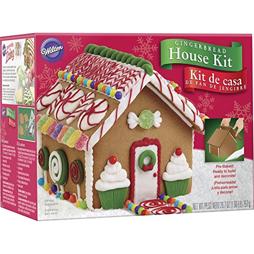 Wilton 2104-1952 Un-Assembled Petite Gingerbread House, Multicolor