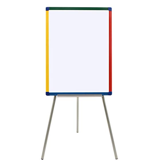 Swansea Easel White Board Magnetic Tripod Whiteboard Portable Dry Erase Board Flipchart Easel Board Height Adjustable,Stand White Board,24x18 inches