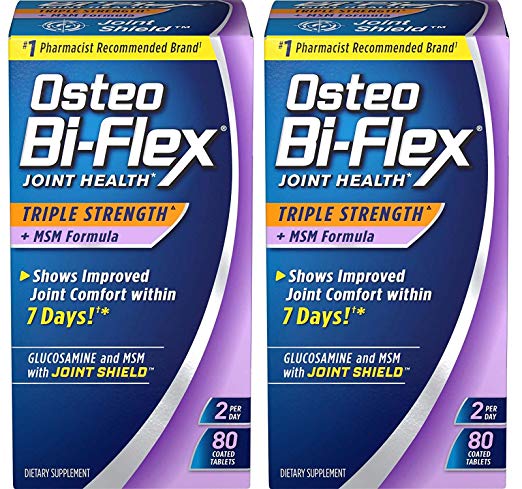 Osteo Bi-Flex® Triple Strength with MSM, 80 Coated Table, 2 Pack