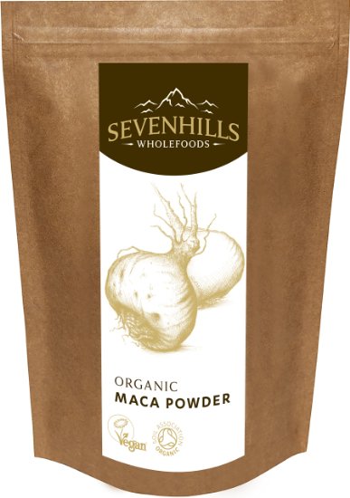 Sevenhills Wholefoods Organic Raw Maca Powder 500g Soil Association certified organic