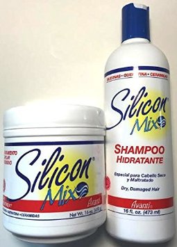 Silicon Mix Hair Treatment and Shampoo Combo, 16 OZ  (Combo- Pack of 2)