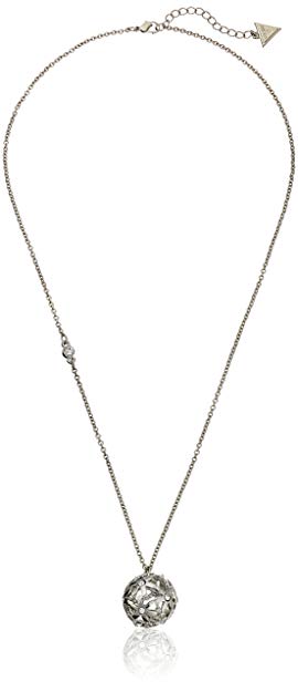 GUESS "Basic Floral Ball Pendant Necklace