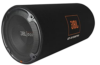 JBL GT-X1500THI 12-inch 1500 Watts Subwoofer in a Bass-Reflex Tube Enclosure (Black)