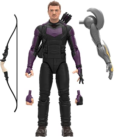 Marvel Legends Series MCU Disney Plus Marvel’s Hawkeye Action Figure 6-inch Collectible Toy, 4 Accessories and 1 Build-A-Figure Part