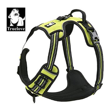 Best Front Range No-Pull Dog Harness. 3M Reflective Outdoor Adventure Pet Vest with Handle. 3 Stylish Colors and 5 Sizes