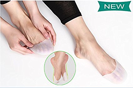 Dr.Seth Toe Sleeve Metatarsal Pads - Silicone Gel Toe Caps Soft Ballet Pointe Dance Athlete Shoe Pads For Men and Women 1 Pair