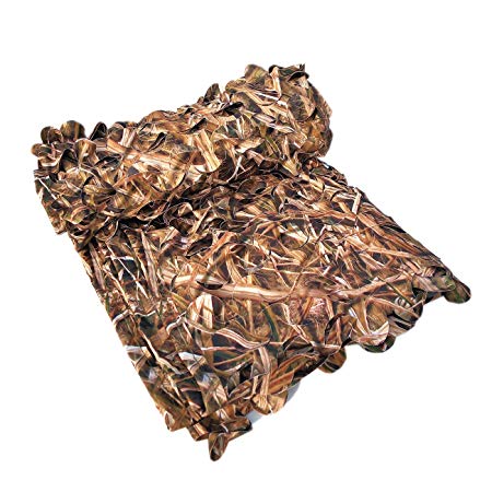 XAMAWA Camouflage Netting, 300D and 130D Durable Camo Net Blinds Great for Camping Shooting Hunting