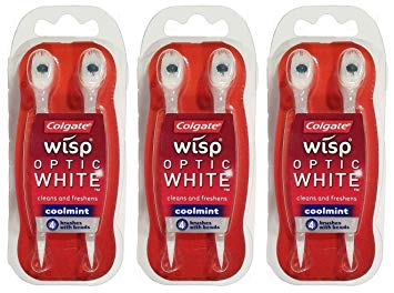 Colgate Wisp Optic White Coolmint Mini-Brushes, 12 Brushes