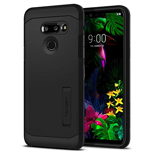 Spigen Tough Armor Designed for LG G8 ThinQ Case (2019) - Black