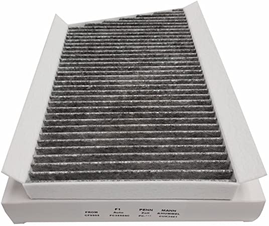 F1AUTO FC25832C FLAT PANEL CARBON CABIN AIR FILTER
