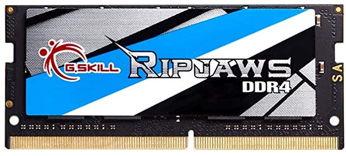 G.SKILL Ripjaws SO-DIMM Series DDR4 2666 PC4-21300 16GB(16GBx1) 260-Pin Laptop Memory Kit Model F4-2666C19S-16GRS