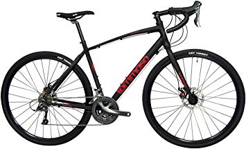 Tommaso Sentiero - Holiday Special Pricing - Shimano Claris Gravel Adventure Bike With Disc Brakes, Extra Wide Tires, Perfect For Road Or Dirt Trail Touring, Matte Black