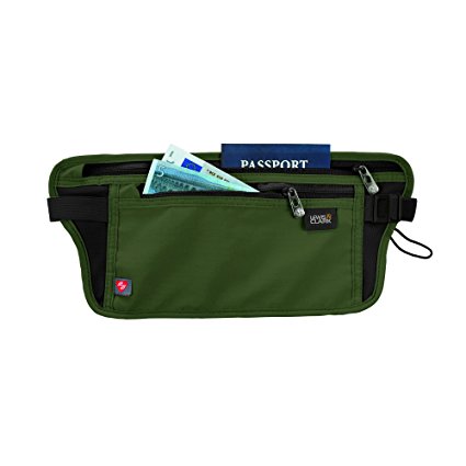 Lewis N. Clark RFID-Blocking Waist Stash Anti-Theft Hidden Money Belt