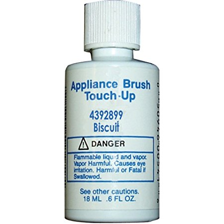 Whirlpool 4392899 Appliance Brush On Touch-Up Paint (Biscuit color)