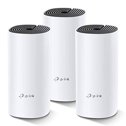 TP-Link Deco M4 Whole Home Mesh Wi-Fi System, Seamless and Speedy up to 4000 sq ft Coverage, Work with Amazon Echo/Alexa and IFTTT, Router and WiFi Booster Replacement, Parent Control, Pack of 3