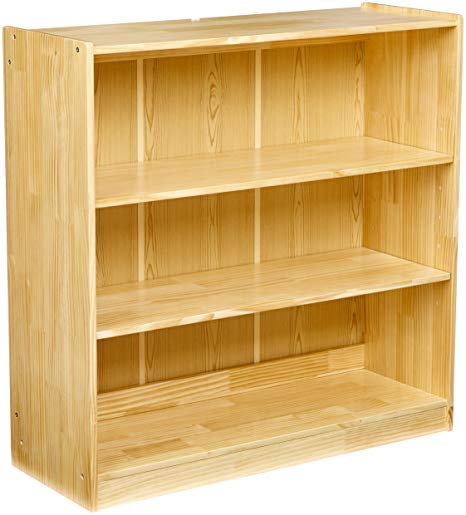 AmazonBasics Wooden Classroom Bookshelf, 2 Adjustable Shelf