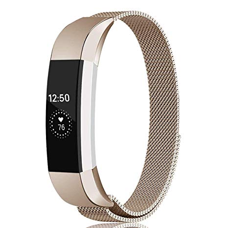 Soulen Replacement Bands Compatible with Fitbit Alta and Fitbit Alta hr, Replacement Metal Band for Fitbit Alta/Fitbit Alta Hr Accessories for Women & Men