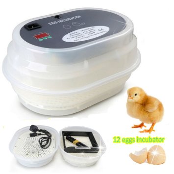 Fully Automatic 9~12 Digital Eggs Incubator with Egg Turner Poultry Hatch Chicken Duck Geese brooder